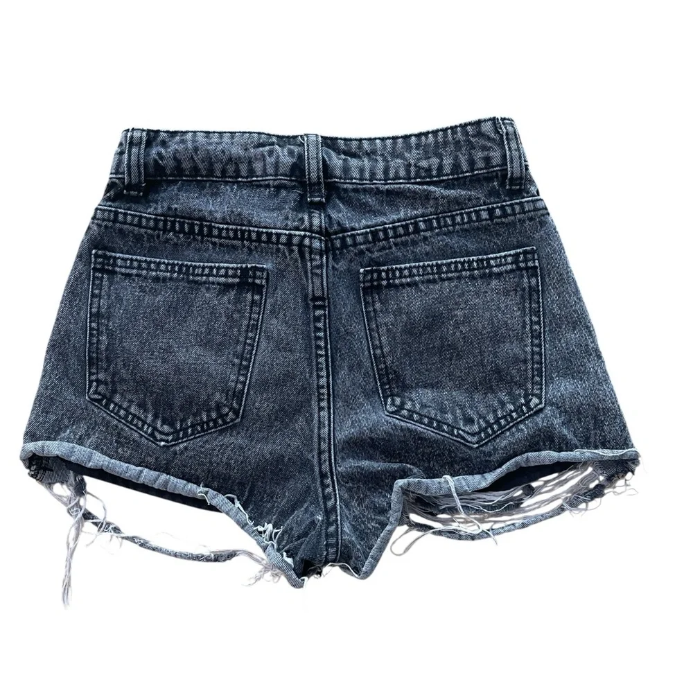 SHEIN black distressed